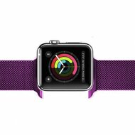 Milanese RVS bandje - Paars - Geschikt voor Apple Watch 44mm / 45mm&nbsp;/ 46mm / 49mm