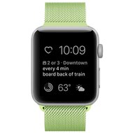 Milanese RVS bandje - Groen - Geschikt voor Apple Watch 44mm / 45mm&nbsp;/ 46mm / 49mm