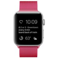 Milanese RVS bandje - Roze - Geschikt voor Apple Watch 44mm / 45mm&nbsp;/ 46mm / 49mm