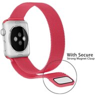 Milanese RVS bandje - Roze - Geschikt voor Apple Watch 44mm / 45mm&nbsp;/ 46mm / 49mm