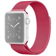 Milanese RVS bandje - Roze - Geschikt voor Apple Watch 44mm / 45mm&nbsp;/ 46mm / 49mm