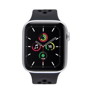Solo Loop Sportbandje - Maat: L - Zwart - Geschikt voor Apple Watch 38mm / 40mm / 41mm / 42mm