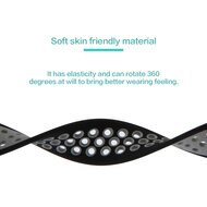 Solo Loop Sportbandje - Maat: L - Zwart + Grijs - Geschikt voor Apple Watch 44mm / 45mm&nbsp;/ 46mm / 49mm