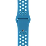 Sportbandje - Maat: M/L - Blauw - Geschikt voor Apple Watch 38mm / 40mm / 41mm / 42mm