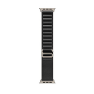 Alpine Loop nylon bandje - Zwart - Geschikt voor Apple Watch 38mm / 40mm / 41mm / 42mm