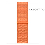 Sport Loop nylon bandje - Oranje - Geschikt voor Apple Watch 38mm / 40mm / 41mm / 42mm