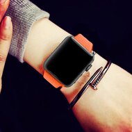 Sport Loop nylon bandje - Oranje - Geschikt voor Apple Watch 38mm / 40mm / 41mm / 42mm