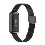 Fitbit Luxe - Milanese bandje met klemsluiting - Zwart