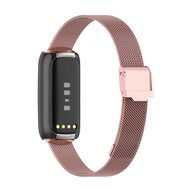 Fitbit Luxe - Milanese bandje met klemsluiting - Ros&eacute; goud