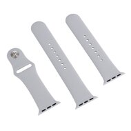 Rubberen sportbandje - Grijs - Geschikt voor Apple Watch 38mm / 40mm / 41mm / 42mm