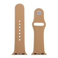 Rubberen sportbandje - Beige - Geschikt voor Apple Watch 44mm / 45mm&nbsp;/ 46mm / 49mm