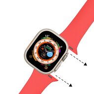 Siliconen bandje - Folding Buckle - Lichtgroen - Geschikt voor Apple Watch 38mm / 40mm / 41mm / 42mm