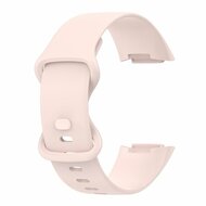 FitBit Charge 5 &amp; 6 Sportbandje met dubbele lus - Zand roze - Maat: L