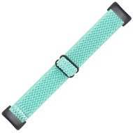 FitBit Charge 5 &amp; 6 Elastische solo loop nylon bandje - Turquoise