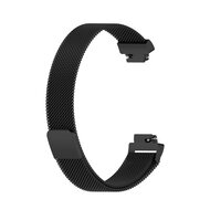 Fitbit Inspire 2 &amp; Ace 3 Milanese bandje - Maat: Small  - Zwart