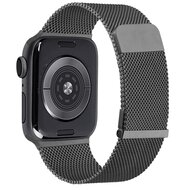 Milanese band - Space Grey - Extra sterke magneet - Geschikt voor Apple Watch 38mm / 40mm / 41mm / 42mm