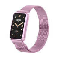 Milanese loop bandje met case - Lila - Xiaomi Smart Band 7 Pro
