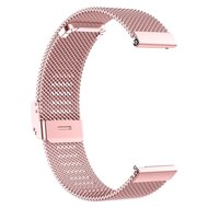 Fitbit Versa 3/4 &amp; Sense 1/2 - Milanese bandje met klemsluiting - Ros&eacute; goud