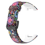Siliconen bandje met print - Multicolor - Xiaomi Smart band 7 Pro