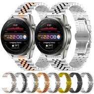 Stalen band - Zilver / ros&eacute; goud - Huawei Watch GT 2 Pro / GT 3 Pro - 46mm