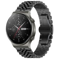 Stalen band - Zwart - Huawei Watch GT 2 Pro / GT 3 Pro - 46mm