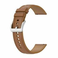 Luxe leren bandje - Lichtbruin - Huawei Watch GT 2 Pro / GT 3 Pro - 46mm