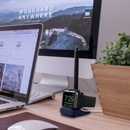 Siliconen Apple Watch houder - Donkerblauw - Geschikt voor alle series Apple Watch