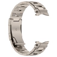 Titanium band met aansluitknop  - Titanium kleur - Samsung Galaxy Watch 6 - 40mm &amp; 44mm