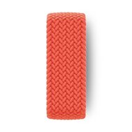 Braided Solo Loop nylon bandje - Maat: L - Zacht oranje - Geschikt voor Apple Watch 44mm / 45mm&nbsp;/ 46mm / 49mm