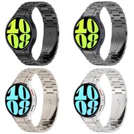 Stalen band met aansluitknop  - Zilver - Samsung Galaxy Watch 6 - 40mm &amp; 44mm