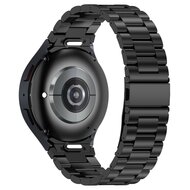Stalen band met aansluitknop  - Zwart - Samsung Galaxy Watch 6 - 40mm &amp; 44mm