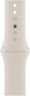 Rubberen sportbandje - Sterrenlicht / starlight - Geschikt voor Apple Watch 44mm / 45mm&nbsp;/ 46mm / 49mm