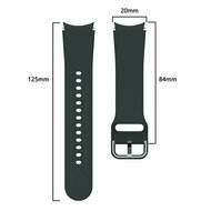 Samsung Galaxy watch 7 / Galaxy Watch FE - 40mm &amp; 44mm - Classic sportbandje - Donkergroen