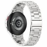 Stalen band met aansluitknop  - Zilver - Samsung Galaxy watch 7 / Galaxy Watch FE - 40mm &amp; 44mm