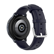 Classic leren bandje - Donkerblauw - Samsung Galaxy watch 7 / Galaxy Watch FE - 40mm &amp; 44mm