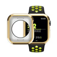 Siliconen case 42mm - Goud - Geschikt voor Apple Watch 42mm (series 1 t/m 3)