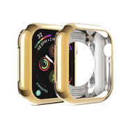 Siliconen case 42mm - Goud - Geschikt voor Apple Watch 42mm (series 1 t/m 3)