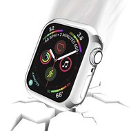 Siliconen case 42mm - Zilver - Geschikt voor Apple Watch 42mm (series 1 t/m 3)