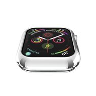 Siliconen case 42mm - Zilver - Geschikt voor Apple Watch 42mm (series 1 t/m 3)