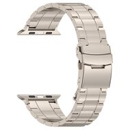 Titanium Premium Link bandje  - Titanium kleur - Geschikt voor Apple Watch 38mm / 40mm / 41mm / 42mm