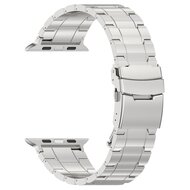 Titanium Premium Link bandje  - Zilver - Geschikt voor Apple Watch 44mm / 45mm&nbsp;/ 46mm / 49mm