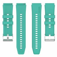 Siliconen sportband - Aqua groen - Huawei Watch GT 5 (Pro) / GT 4 / GT 3 / GT 2 - 46mm