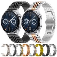 Stalen band - Zilver / ros&eacute; goud - Huawei Watch GT 5 (Pro) / GT 4 / GT 3 / GT 2 - 46mm