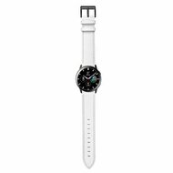 lederen bandje - Wit - Huawei Watch GT 5 (Pro) / GT 4 / GT 3 / GT 2 - 46mm