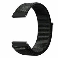Sport Loop nylon bandje - Zwart gem&ecirc;leerd - Huawei Watch GT 5 (Pro) / GT 4 / GT 3 / GT 2 - 46mm