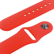 Rubberen sportbandje - Rood - Geschikt voor Apple watch 44mm / 45mm / 46mm / 49mm