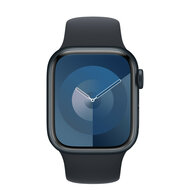 Rubberen sportbandje - Donkerblauw - Geschikt voor Apple Watch 44mm / 45mm&nbsp;/ 46mm / 49mm