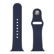 Rubberen sportbandje - Donkerblauw - Geschikt voor Apple Watch 44mm / 45mm&nbsp;/ 46mm / 49mm