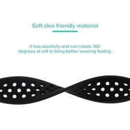 Solo Loop Sportbandje - Maat: S - Zwart - Geschikt voor Apple Watch 44mm / 45mm&nbsp;/ 46mm / 49mm