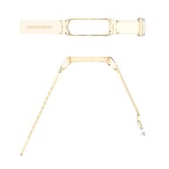 Doorzichtige TPU band (zon verkleurend) - Transparant geel - Samsung Galaxy Fit 2